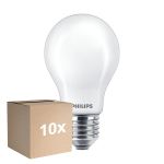 Multipack 10x Philips Master LED E27 Pear Filament Frosted 7.2W 1055lm - 922-927 Dim To Warm | Best Colour Rendering - Dimmable - Replaces 75W