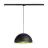SLV Tracklight Pendant Forchini M 40 3-Phase Steel Black | Suitable for 1x E27 