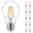Multipack 10x Philips MASTER Value LED Bulb E27 Pear Clear 3.4W 470lm - 927 Extra Warm White | Best Colour Rendering - Dimmable - Replaces 40W