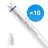 Multipack 10x Philips LED Tube T8 MASTER (EM/Mains) High Output 8W 1050lm - 840 Cool White | 60cm - Replaces 18W