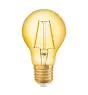 Osram Vintage 1906 LED E27 Pear Filament Gold 2.5W 220lm - 824 Extra Warm White | Replaces 25W