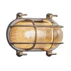 Nordlux Helford Wall Light Brass and Glass Nickel | IP64 - Suitable for E27